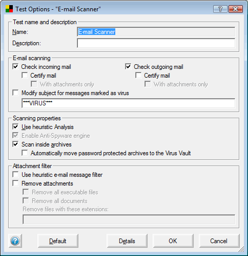AVG Email Scanner Page 2