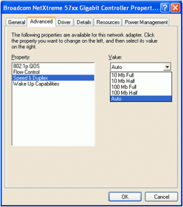 network-card-auto-negotiation